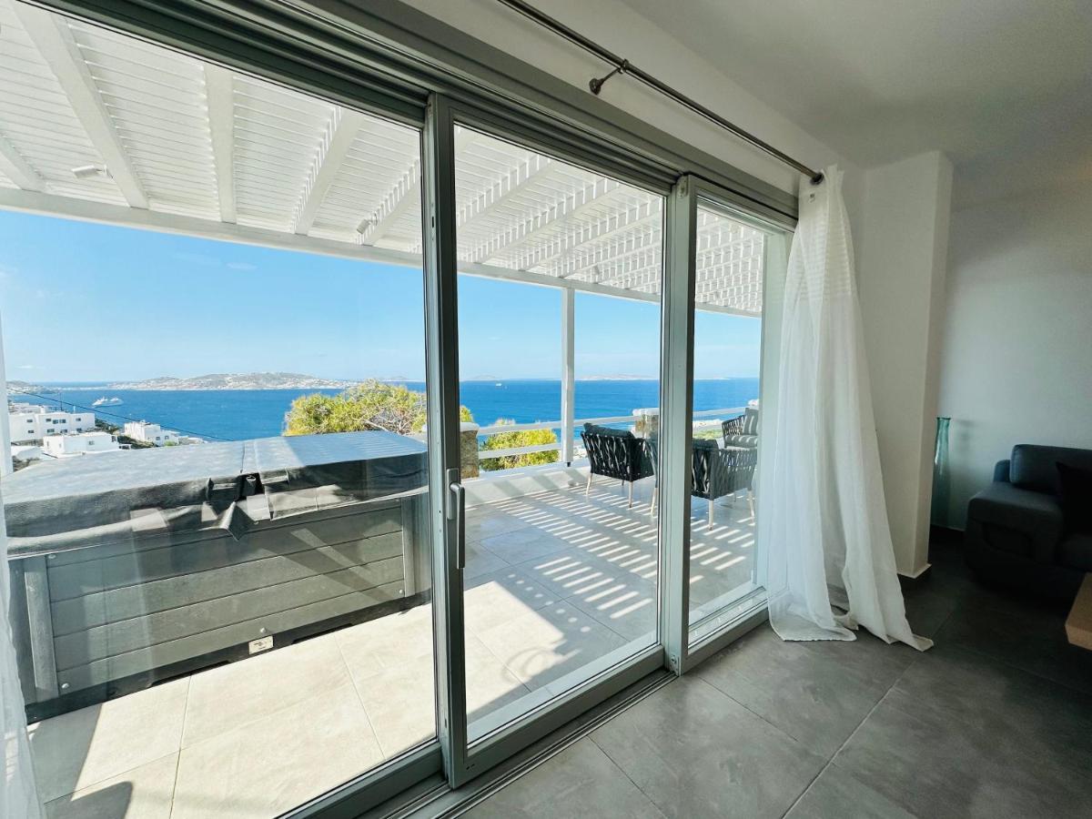 Seaview & Jacuzzi Summer Residence Mykonos Town ภายนอก รูปภาพ